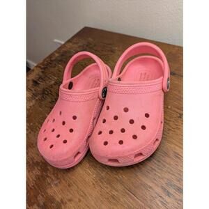 Pink Crocs - size 9c